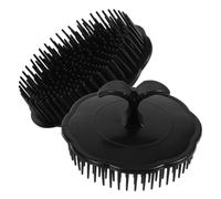 HOOWIFFY Brosse de Massage pour Shampooing et Soin du Cuir Chevelu pour Cuir Chevelu en Plastique Souple Pp, Lot de 2, Brosse Multi-usage pour Détente et Nettoyage