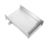 HOOWIFFY Buse de Cascade Murale en Acier Inoxydable, Débit Lisse Argenté | Raccord Multisection, Guide Interne Intégré, Surface Polie, Entretien Facile, pour Bassin Paysager et Espaces Commerciaux