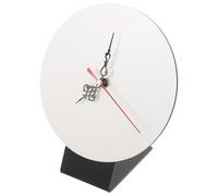 HOOWIFFY Cadran D'horloge Murale en Bois Blanc à Fabriquer Soi-même, Précision et Multi-usages pour Projets Créatifs et Décoration Élégante de Bureau