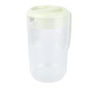 HOOWIFFY Carafe à eau en plastique avec couvercle - 4000 ml / 135 oz / 1 gallon - Bouilloire robuste et incassable avec graduation pour thé glacé et jus - Transparente, compatible lave-vaisselle et