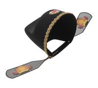 HOOWIFFY Chapeau D'empereur Ancien Chinois pour Cosplay, Accessoire de Coiffure Traditionnel en Tissu Tressé, Taille Unique, Couleur Aléatoire, pour Fêtes, Spectacles et