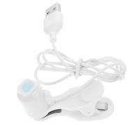 HOOWIFFY Cliqueur de Diffusion Automatique Blanc en Abs Câble USB, Fréquence Réglable et 3 Vitesses pour Streaming Radio et Gestion Facile des Clics