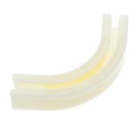 HOOWIFFY Connecteur de Rail de Rideau en Abs Beige 90 Degrés Installation Facile pour Accessoires de Rideaux de Fenêtre et Joints de Rail Électrique