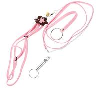 HOOWIFFY Corde de Transport pour Tortue Harnais Ajustable en Daim Pratique pour Promenade à L'extérieur la Maison pour Tortues Couleur Aléatoire