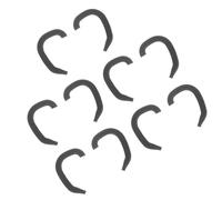 HOOWIFFY Correcteur D'oreille pour Bébé 5 Paires Noir, Outil de Correction des Oreilles Décollées, Réutilisable et Confortable, Protection Auriculaire pour Nourrissons, Accessoire de Santé
