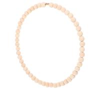 HOOWIFFY Couronne Décorative en Bois et Fer Khaki Perles, Cerceau Attrape-rêves Confortable et Résistant pour Décoration de Fête de Noël