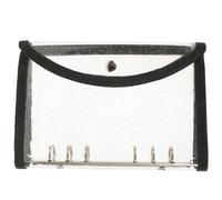 HOOWIFFY Couverture de Cahier en Pvc Noir Réutilisable et Résistante, Protège Cahier de Liaison pour Organiseur et Classeur Scolaire