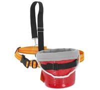 HOOWIFFY Cueilleur de Fruits Marron avec Ceinture Taille Réglable et Design Portable en Plastique et Nylon, Panier Pratique Récolte Jardin de Prunes et Myrtilles