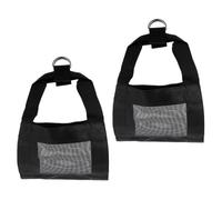 HOOWIFFY de Levage en Nylon Noir pour Chien et Petits Animaux Design à Deux Poignées, Élingue de Pesée Pratique, Lot de 2 Pièces Adapté Transport et Soulèvement