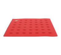 HOOWIFFY Dessous de Plat en Silicone Rouge Antidérapant, Manique Multifonction Résistante la Chaleur Cuisine Pratique et Protection des Surfaces