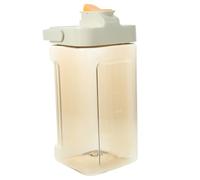 HOOWIFFY Distributeur D'eau Réutilisable 3,5 L avec Robinet Innovant en Pp pour Maison et Fête, Pichet Blanc Pratique pour Boissons Fraîches Réfrigérateur