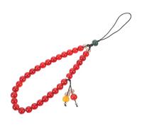 HOOWIFFY Dragonne de Téléphone en Agate Perlée Légère Bracelet en Corde Tressée Solide, Anti-perte, comme Présent D'anniversaire Noël