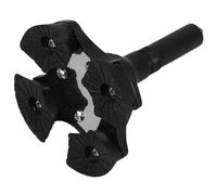 HOOWIFFY Embout de Canne 360° Antidérapant pour Marcheur, Embouts Stables en Alliage D’aluminium et Plastique, Coussinets de Béquille Polyvalents pour Cannes de Randonnée, Accessoires