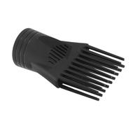 HOOWIFFY Embout Peigne Noir pour Sèche-cheveux en Plastique, Distribution Uniforme de Chaleur, Compatible Plusieurs Modèles, pour Coiffage et Démêlage
