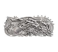 HOOWIFFY Épingle à Cheveux en Alliage Argenté Nœud Viking Style Rétro Chic Accessoire Cheveux Unique pour Femmes pour Célébrations et Shopping