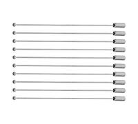 HOOWIFFY Épingles à Bijoux Longue Épingle à Foulard 10pcs en Acier Inoxydable avec Butée 90mm Design Élégant et Polyvalent pour Mariages et Réunions