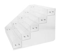 HOOWIFFY Étagère à Cigarettes Acrylique 5 Niveaux pour 50 Paquets, Support Vertical Compact pour Magasin et Supérette, Présentoir Multifonction Rangement Chewing-Gums, Organisateur de