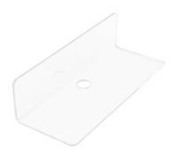 HOOWIFFY Étagère Flottante Murale en Acrylique L Forme, Support Mural Facile à Installer sans Percer, Multifonctionnelle pour Bureau et Chambre Design Artistique