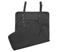 HOOWIFFY Étui à Couteaux Portable en Tissu Oxford Noir, Grosse Capacité 22 Compartiments, Léger et Résistant à L'usure, Mallette de Rangement Multifonction pour Chef, Camping et Voyages