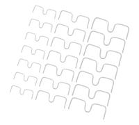 HOOWIFFY Formateur de Branches D'arbres en Fer Galvanisé Argenté Réutilisable, 30pcs pour Jardinage, Augmente la Production de Fruits et Stabilise Les Branches