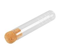 HOOWIFFY Infuseur à Thé en Verre Borosilicaté Perforé de Tube à Essai, Passoire à Thé Réutilisable Fine et Facile à Ouvrir, comme Présent