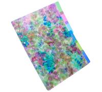 HOOWIFFY Lot de 12 Intercalaires pour Classeur à 6 Anneaux Format A5 Onglets Colorés pour Organisation de Dossiers et Feuilles Mobiles