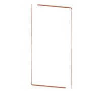 HOOWIFFY Lot de 2 Baguettes de Sourcier en Cuivre Portable pour Détection Eau et Recherches, Tiges en Cuivre Marron Légères et Pratiques pour Extérieur