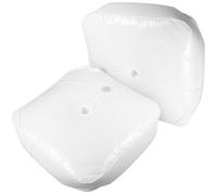 HOOWIFFY Lot de 2 Paquet de Lestage Carrés à Eau en Pvc, 2l, Base Lestée pour Pied de Parasol et Support Arche de Ballons, Remplissables et Réutilisables, Décoration Fête et Terrasse