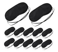 HOOWIFFY Lot de 20 Masques de Sommeil Occlusifs Doux et Respirants Yeux, Bande Élastique Réglable, Masque Oculaire Souple pour Voyage, Sieste et Sommeil Réparateur