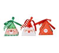 HOOWIFFY Lot de 24 Boîtes de Noël en Papier Décoratives Motifs Classiques et Dessins Cartoon, pour Emballage de Bonbons et Décoration de Table Festive