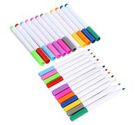 HOOWIFFY Lot de 24 Marqueurs Néon Effaçables pour Tableau LED et Acrylique, Stylos à Craie Liquide Lavables, 12 Couleurs Vibrantes pour Écriture sur Tableaux Lumineux, Menus et