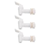 HOOWIFFY Lot de 3 Robinets de Seau en Plastique Abs pour Distributeur de Boisson en Verre, Étanchéité Anti-fuite, Opération Facile, Accessoires Indispensables pour Refroidisseur