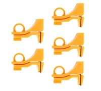 HOOWIFFY Lot de 5 Dispositifs de Consignation Disjoncteur Goupille de Verrouillage en PC Orange pour Sécurité et Marquage, pour Usage Domestique et Extérieur