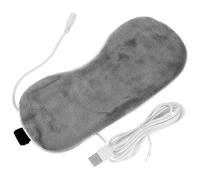 HOOWIFFY Masque Oculaire Chauffant USB Compresse Oculaire Humide en Polyester, Lavable et Réutilisable, Sangle Réglable pour Sommeil et Détente