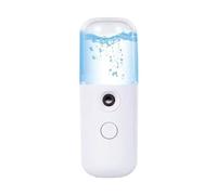 HOOWIFFY Mini Humidificateur à Spray Nano Portable Blanc, Vaporisateur D'hydratation Visage Compact pour Soins Peau, Hydratant et Rafraîchissant, Format Mini Voyage