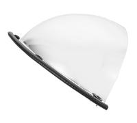 HOOWIFFY Miroir Convexe de Sécurité Argenté en Acrylique et Caoutchouc pour Angle Mort Image Claire et Lumineuse, Visibilité Maximale en Supermarché et Entrepôt