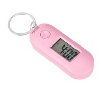 HOOWIFFY Montre Numérique Porte-clés Compacte Mécanisme Silencieux, Design Créatif Rose pour Accessoires de Paquet à Dos et Usage Quotidien des Étudiants