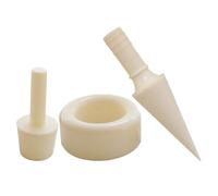 HOOWIFFY Moule à Cônes de Cuisson en Pvc Beige Sûr Cornets de Glace Maison, Rouleau Conique Réutilisable pour Fêtes D'anniversaire et Réunions Familiales