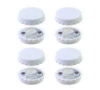 HOOWIFFY Ouvre-bouteilles Magnétiques en Acier Inoxydable Lot de 8 Aimants de Capsules de Bière pour Décoration de Réfrigérateur à Domicile Bureau
