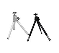 HOOWIFFY Perche à Selfie pour Téléphone en Alliage D'aluminium Argenté, Trépied Stable et Portable 2pcs pour Smartphone et Appareil Photo en Voyage