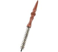 HOOWIFFY Petite Queue de Précision pour Cheveux Courts Douce Cheveux Brosse Ronde en Bois Poils de Sanglier pour Coiffage et Bouclage Féminin