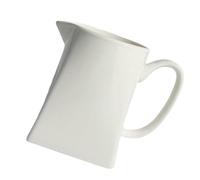 HOOWIFFY Pichet à Lait Design Minimaliste Élégant et Compact 230ml en Céramique Verseur Facile à Utiliser pour Café, Thé et Service