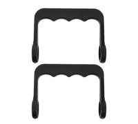 HOOWIFFY Poignée de transport pour cric de sol, outil de levage pour cric hydraulique en plastique noir, 2PCS, pratique et sûre, pour horizontal jack