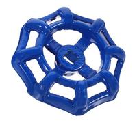 HOOWIFFY Poignée de Vanne de Remplacement en Fer Bleu Volant Confortable pour Contrôle de L'eau, Adaptée pour Salle de Bain et Usage Intérieur