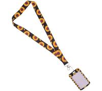 HOOWIFFY Porte-Badge d'Identification avec Cordon Rétractable Étui Transparent pour Carte d'Identité Porte-Cartes de Travail Multifonction Usage Bureau École et Voyage Modèle Yz137-8