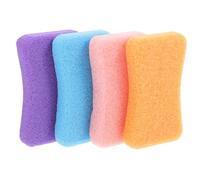 HOOWIFFY Râpe à Pied 4pcs en Pu pour Pédicure à Domicile, Élimination Douce Peau Morte, Confortable et Maniable, Soin des Callosités