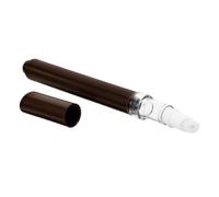 HOOWIFFY Stylo à Gloss Lèvres 2 Ml Café avec Fenêtre, Flacon Vide Vernis Ongles Rechargeable, Pinceau Applicateur Cuticules Polyvalent pour Maquillage et Voyage