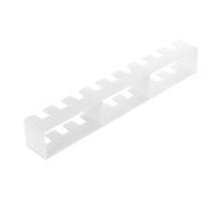 HOOWIFFY Support de Culture Tissulaire en Plastique Beige, Égouttoir à Vaisselle Multi-compartiments Structure Multi-grilles, Résistant aux Produits Chimiques pour Microbiologie