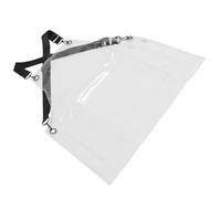 HOOWIFFY Tablier de Coiffure Transparent en Tpu Léger et Facile à Laver, Réglable Sangle Unisexe pour Salon de Coiffure Cuisine Professionnelle