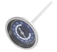 HOOWIFFY Thermomètre à Bouilloire en Métal en Acier Inoxydable, Outil de Mesure de Température Précis et Facile à Nettoyer pour Cuisson et Infusion à Domicile